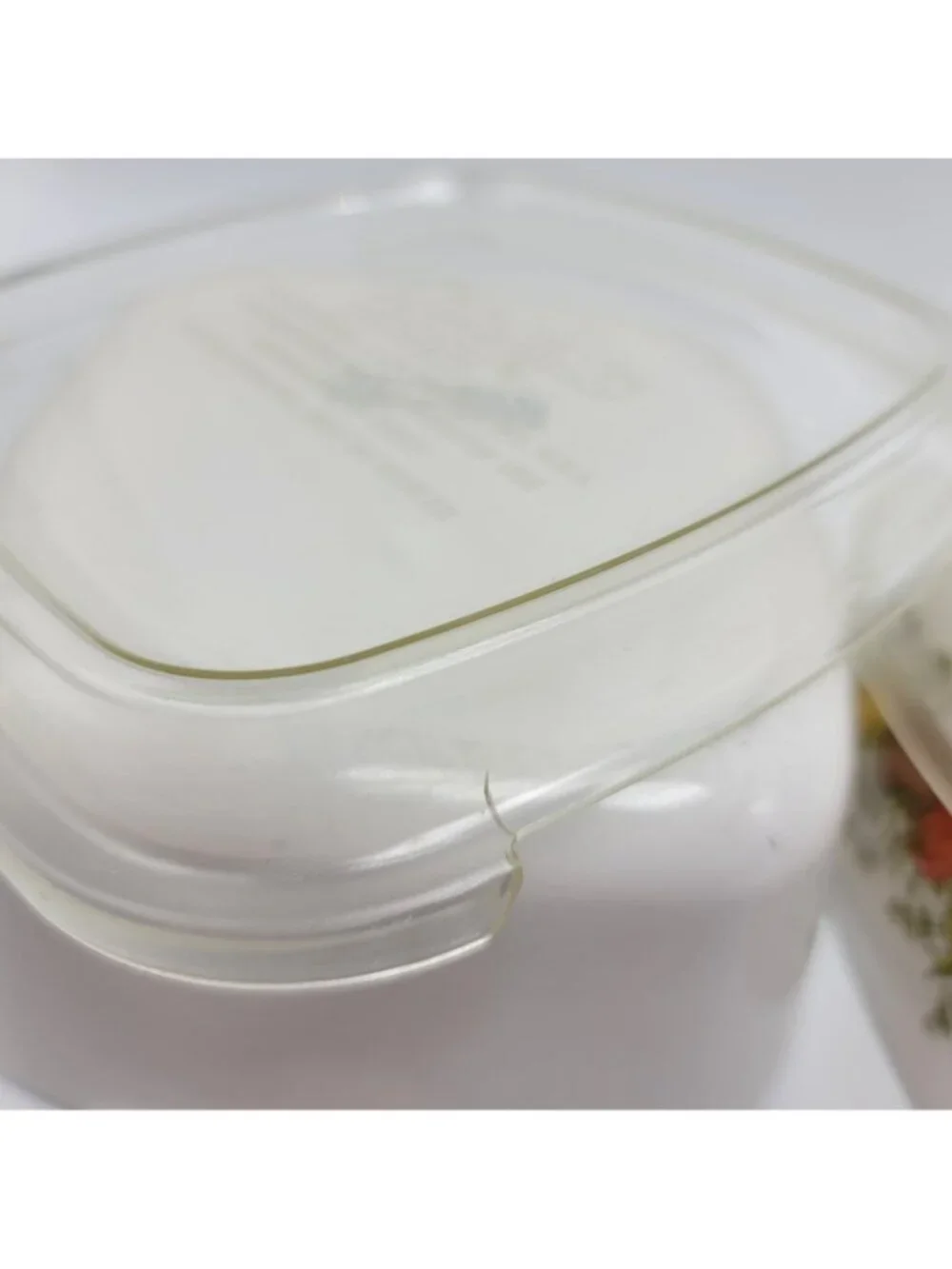 2 Corning Ware Spice Life 2 3/4 Casserole Dish Bowls P43B Plastic Lids Onion